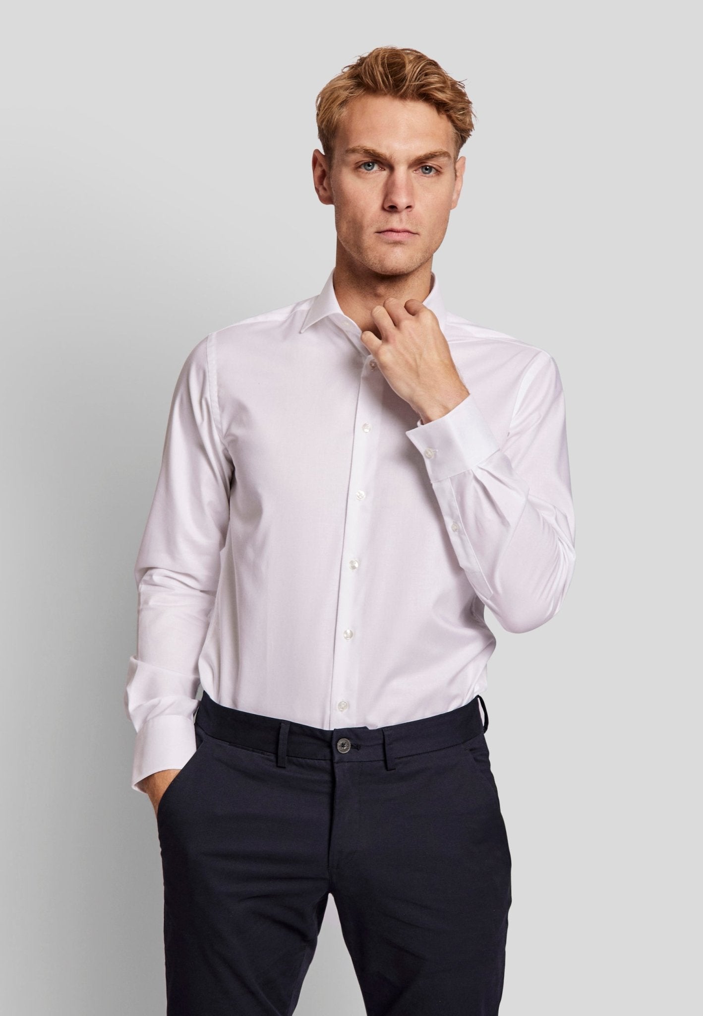 Bruun & Stengade Skjorter 200-21-white_38 - Bygholm Menswear